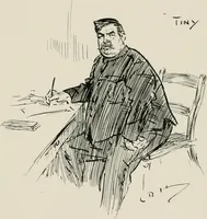 An illustration from Our battalion : being some slight impressions of His Majesty's Auxiliary Forces, in camp and elsewhere (1902)