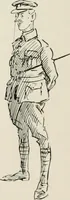 An illustration from Our battalion : being some slight impressions of His Majesty's Auxiliary Forces, in camp and elsewhere (1902)