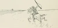 An illustration from Our battalion : being some slight impressions of His Majesty's Auxiliary Forces, in camp and elsewhere (1902)