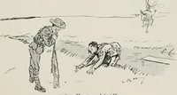An illustration from Our battalion : being some slight impressions of His Majesty's Auxiliary Forces, in camp and elsewhere (1902)