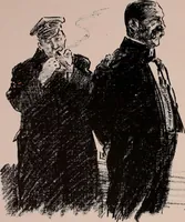 An illustration from Our battalion : being some slight impressions of His Majesty's Auxiliary Forces, in camp and elsewhere (1902)