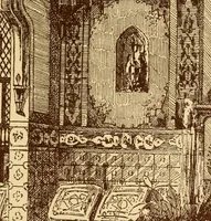 An illustration from Our doors and windows : how to decorate them (1889)