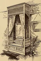An illustration from Our doors and windows : how to decorate them (1889)