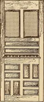 An illustration from Our doors and windows : how to decorate them (1889)
