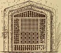 An illustration from Our doors and windows : how to decorate them (1889)