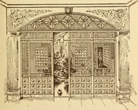 An illustration from Our doors and windows : how to decorate them (1889)