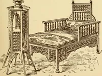 An illustration from Our doors and windows : how to decorate them (1889)