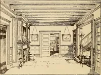 An illustration from Our doors and windows : how to decorate them (1889)