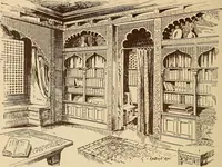 An illustration from Our doors and windows : how to decorate them (1889)