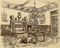 An illustration from Our doors and windows : how to decorate them (1889)