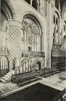 An illustration from Our English cathedrals ; their architectural beauties and characteristics, and their historical associations popularly described, together with chapters on the cathedral in mediaeval and in modern times, and in English poetry and prose; withmaps, plans, and numerous illustrations from photographs (1911)