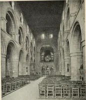 An illustration from Our English cathedrals ; their architectural beauties and characteristics, and their historical associations popularly described, together with chapters on the cathedral in mediaeval and in modern times, and in English poetry and prose; withmaps, plans, and numerous illustrations from photographs (1911)