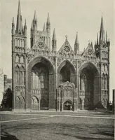 An illustration from Our English cathedrals ; their architectural beauties and characteristics, and their historical associations popularly described, together with chapters on the cathedral in mediaeval and in modern times, and in English poetry and prose; withmaps, plans, and numerous illustrations from photographs (1911)