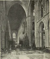 An illustration from Our English cathedrals ; their architectural beauties and characteristics, and their historical associations popularly described, together with chapters on the cathedral in mediaeval and in modern times, and in English poetry and prose; withmaps, plans, and numerous illustrations from photographs (1911)