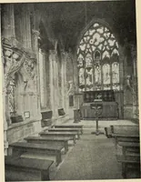 An illustration from Our English cathedrals ; their architectural beauties and characteristics, and their historical associations popularly described, together with chapters on the cathedral in mediaeval and in modern times, and in English poetry and prose; withmaps, plans, and numerous illustrations from photographs (1911)