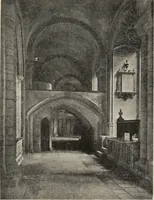 An illustration from Our English cathedrals ; their architectural beauties and characteristics, and their historical associations popularly described, together with chapters on the cathedral in mediaeval and in modern times, and in English poetry and prose; withmaps, plans, and numerous illustrations from photographs (1911)