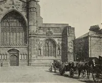 An illustration from Our English cathedrals ; their architectural beauties and characteristics, and their historical associations popularly described, together with chapters on the cathedral in mediaeval and in modern times, and in English poetry and prose; withmaps, plans, and numerous illustrations from photographs (1911)