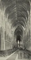 An illustration from Our English cathedrals ; their architectural beauties and characteristics, and their historical associations popularly described, together with chapters on the cathedral in mediaeval and in modern times, and in English poetry and prose; withmaps, plans, and numerous illustrations from photographs (1911)