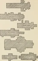 An illustration from Our English cathedrals ; their architectural beauties and characteristics, and their historical associations popularly described, together with chapters on the cathedral in mediaeval and in modern times, and in English poetry and prose; withmaps, plans, and numerous illustrations from photographs (1911)