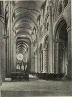 An illustration from Our English cathedrals ; their architectural beauties and characteristics, and their historical associations popularly described, together with chapters on the cathedral in mediaeval and in modern times, and in English poetry and prose; withmaps, plans, and numerous illustrations from photographs (1911)