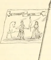 An illustration from Our flag number, with 1197 flags in full colors and 300 additional illustrations in black and white (1917)