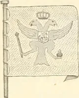 An illustration from Our flag number, with 1197 flags in full colors and 300 additional illustrations in black and white (1917)