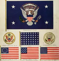 An illustration from Our flag. Origin and progress of the flag of the United States of America, with an introductory account of the symbols, standards, banners and flags of ancient and modern naitons (1872)