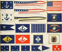 An illustration from Our flag. Origin and progress of the flag of the United States of America, with an introductory account of the symbols, standards, banners and flags of ancient and modern naitons (1872)