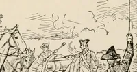 An illustration from Our flag and our songs; a brief story of the origin and life of the United States flag (1917)