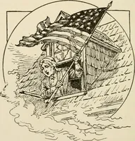 An illustration from Our flag and our songs; a brief story of the origin and life of the United States flag (1917)