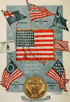 An illustration from Our flag and our songs; a brief story of the origin and life of the United States flag (1917)