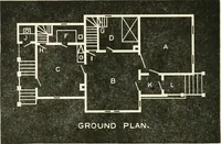 An illustration from Our homes and their adornments, or, How to build, finish, furnish and adorn a home, containing practical instructions for the building of homes, interior decoration, wood carving, scroll sawing, house painting, window hangings, screens, curtains, window gardening, incidental decorations, decorative-art needle-work, and economic landscape gardening; to which is added a household compendium of new, practical and valuable recipes, the whole being designed to make happy homes for happy people (1883)