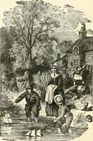 An illustration from Our homes and their adornments, or, How to build, finish, furnish and adorn a home, containing practical instructions for the building of homes, interior decoration, wood carving, scroll sawing, house painting, window hangings, screens, curtains, window gardening, incidental decorations, decorative-art needle-work, and economic landscape gardening; to which is added a household compendium of new, practical and valuable recipes, the whole being designed to make happy homes for happy people (1883)