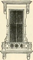 An illustration from Our homes and their adornments, or, How to build, finish, furnish and adorn a home, containing practical instructions for the building of homes, interior decoration, wood carving, scroll sawing, house painting, window hangings, screens, curtains, window gardening, incidental decorations, decorative-art needle-work, and economic landscape gardening; to which is added a household compendium of new, practical and valuable recipes, the whole being designed to make happy homes for happy people (1883)