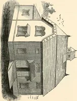 An illustration from Our homes and their adornments, or, How to build, finish, furnish and adorn a home, containing practical instructions for the building of homes, interior decoration, wood carving, scroll sawing, house painting, window hangings, screens, curtains, window gardening, incidental decorations, decorative-art needle-work, and economic landscape gardening; to which is added a household compendium of new, practical and valuable recipes, the whole being designed to make happy homes for happy people (1883)