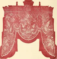 An illustration from Our homes and their adornments, or, How to build, finish, furnish and adorn a home, containing practical instructions for the building of homes, interior decoration, wood carving, scroll sawing, house painting, window hangings, screens, curtains, window gardening, incidental decorations, decorative-art needle-work, and economic landscape gardening; to which is added a household compendium of new, practical and valuable recipes, the whole being designed to make happy homes for happy people (1883)