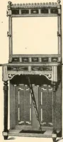 An illustration from Our homes and their adornments, or, How to build, finish, furnish and adorn a home, containing practical instructions for the building of homes, interior decoration, wood carving, scroll sawing, house painting, window hangings, screens, curtains, window gardening, incidental decorations, decorative-art needle-work, and economic landscape gardening; to which is added a household compendium of new, practical and valuable recipes, the whole being designed to make happy homes for happy people (1883)