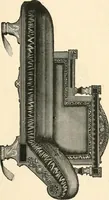 An illustration from Our homes and their adornments, or, How to build, finish, furnish and adorn a home, containing practical instructions for the building of homes, interior decoration, wood carving, scroll sawing, house painting, window hangings, screens, curtains, window gardening, incidental decorations, decorative-art needle-work, and economic landscape gardening; to which is added a household compendium of new, practical and valuable recipes, the whole being designed to make happy homes for happy people (1883)