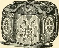 An illustration from Our homes and their adornments, or, How to build, finish, furnish and adorn a home, containing practical instructions for the building of homes, interior decoration, wood carving, scroll sawing, house painting, window hangings, screens, curtains, window gardening, incidental decorations, decorative-art needle-work, and economic landscape gardening; to which is added a household compendium of new, practical and valuable recipes, the whole being designed to make happy homes for happy people (1883)