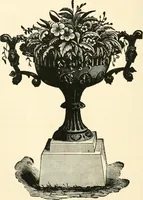 An illustration from Our homes and their adornments, or, How to build, finish, furnish and adorn a home, containing practical instructions for the building of homes, interior decoration, wood carving, scroll sawing, house painting, window hangings, screens, curtains, window gardening, incidental decorations, decorative-art needle-work, and economic landscape gardening; to which is added a household compendium of new, practical and valuable recipes, the whole being designed to make happy homes for happy people (1883)