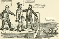 An illustration from Our political drama, conventions, campaigns, candidates (1904)