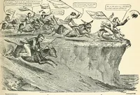 An illustration from Our political drama, conventions, campaigns, candidates (1904)