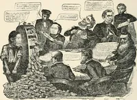 An illustration from Our political drama, conventions, campaigns, candidates (1904)