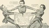 Picture 29 of 45 from Our political drama, conventions, campaigns, candidates (1904), leaf 145