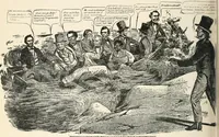 An illustration from Our political drama, conventions, campaigns, candidates (1904)
