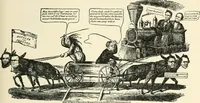 An illustration from Our political drama, conventions, campaigns, candidates (1904)