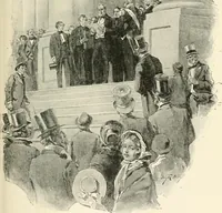 An illustration from Our political drama, conventions, campaigns, candidates (1904)