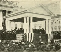 An illustration from Our political drama, conventions, campaigns, candidates (1904)