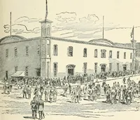 An illustration from Our political drama, conventions, campaigns, candidates (1904)