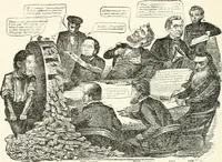 An illustration from Our political drama, conventions, campaigns, candidates (1904)